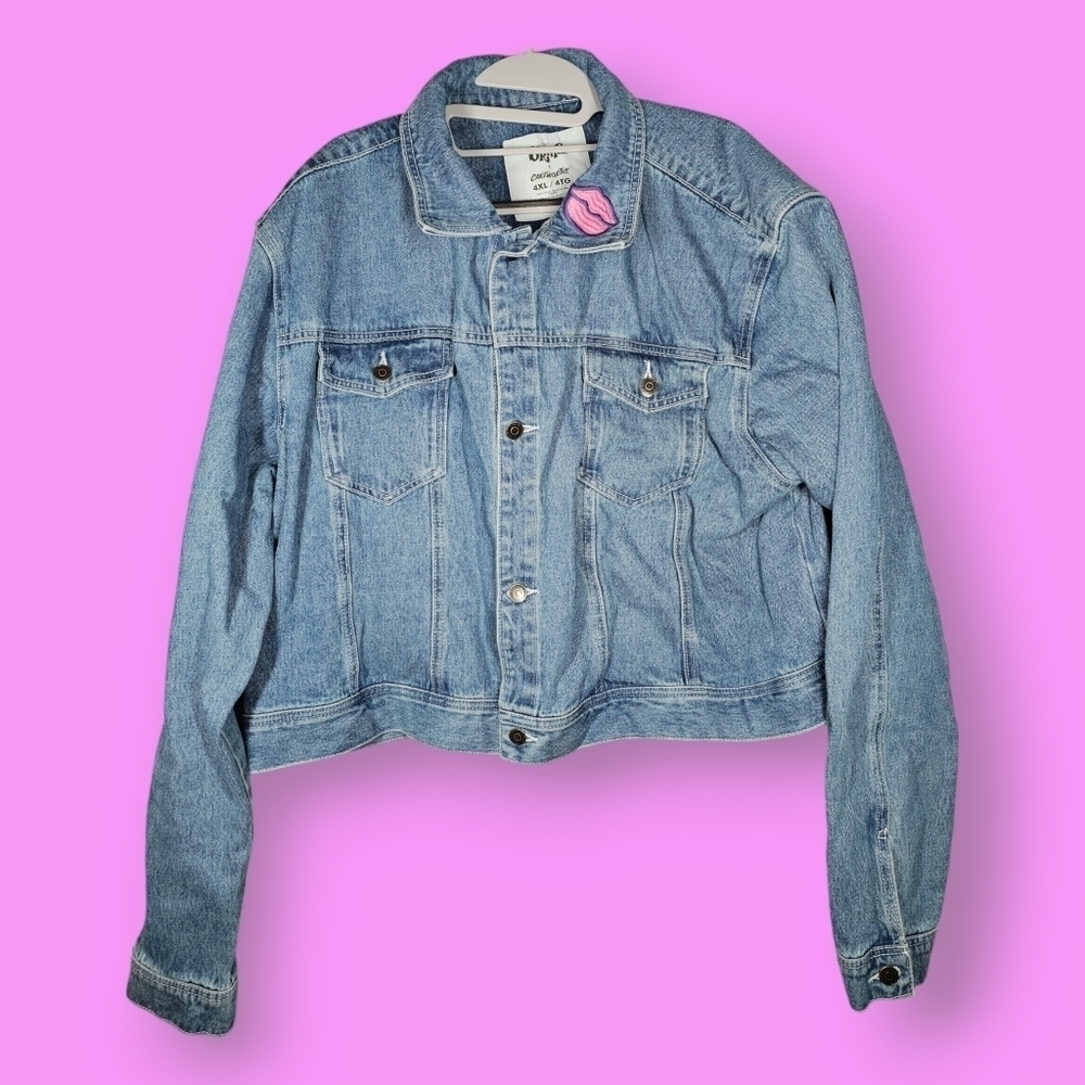 Cakeworthy Bratz Cropped Denim Jean Jacket Size 4XL